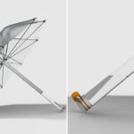 Nonagon Umbrella | Paraguas que purifica y almacena agua de lluvia