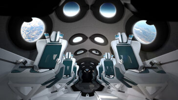 SpaceShipTwo VSS | Virgin Galactic revela el elegante interior