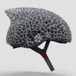 Casco de bicicleta Voronoi | Diseño ligero que absorbe el máximo impacto con mínimo material