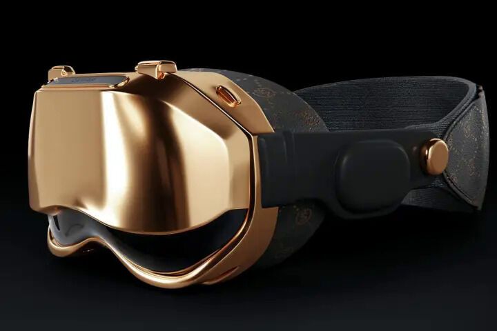 Apple Vision Pro CVR Edition: Realidad virtual de lujo con acabado en oro de 18 quilates