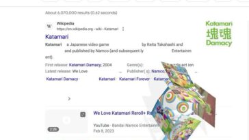 Juega al minijuego de Katamari en Google