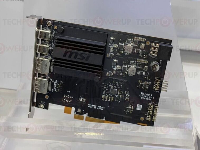MS-4489: Tarjeta de expansión USB4 PCIe de MSI