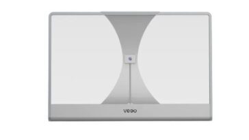 "Monitor OLED transparente para videoconferencias con contacto visual"