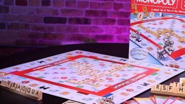 Nuevo juego de mesa Monopoly Scrabble por Winning Moves Games