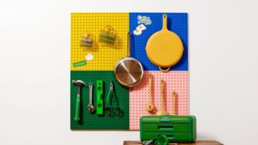 Set de Pegboard Colorido y Personalizable para la Cocina