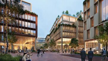 Stockholm Wood City: Desarrollo de construcción de madera récord