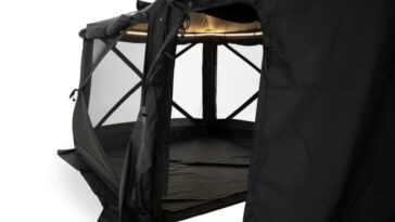"Tent Hub V2: La tienda de campaña de 4 estaciones con estufa integrada"