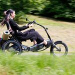 Trike eléctrico para personas mayores: Delta tx de HP Velotechnik