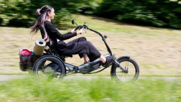 Trike eléctrico para personas mayores: Delta tx de HP Velotechnik