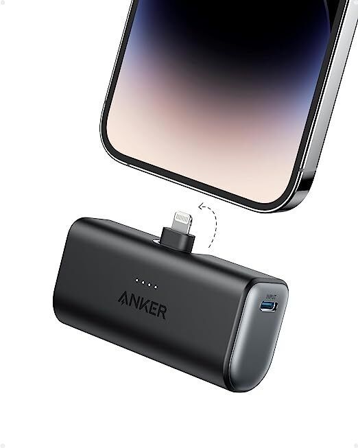 Power Bank Anker Nano con conector Lightning | ¡Carga tu iPhone sin cables!