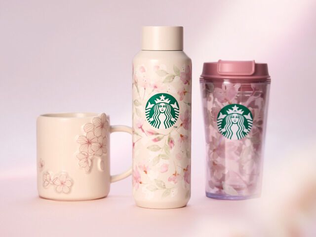 Colección Sakura de Starbucks Japón 2024: Nuevos productos exclusivos con diseño de flores en plena floración