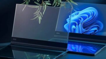 Lenovo presenta su innovador portátil Project Crystal con pantalla microLED transparente y características futuristas